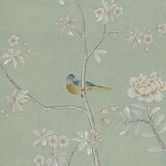 Обои ручная роспись Badminton Mercury Grey варинант исполнения - 3 | Loft Concept в Твери