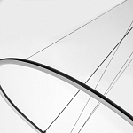 Светодиодная люстра Black LED Circle and Ball Lamp варинант исполнения - 4 | Loft Concept в Твери