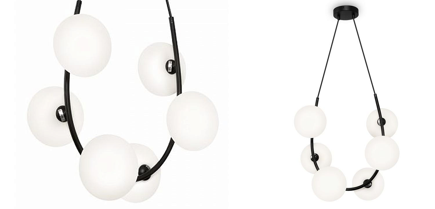 Люстра Marcan 6 Ball Chandelier Black Люстра Marcan 6 Ball Chandelier Black - Loft-Concept в Твери