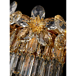 Бра с декоративными элементами в виде крупных хрустальных цветов Palace Gardens варинант исполнения - 3 | Loft Concept в Твери