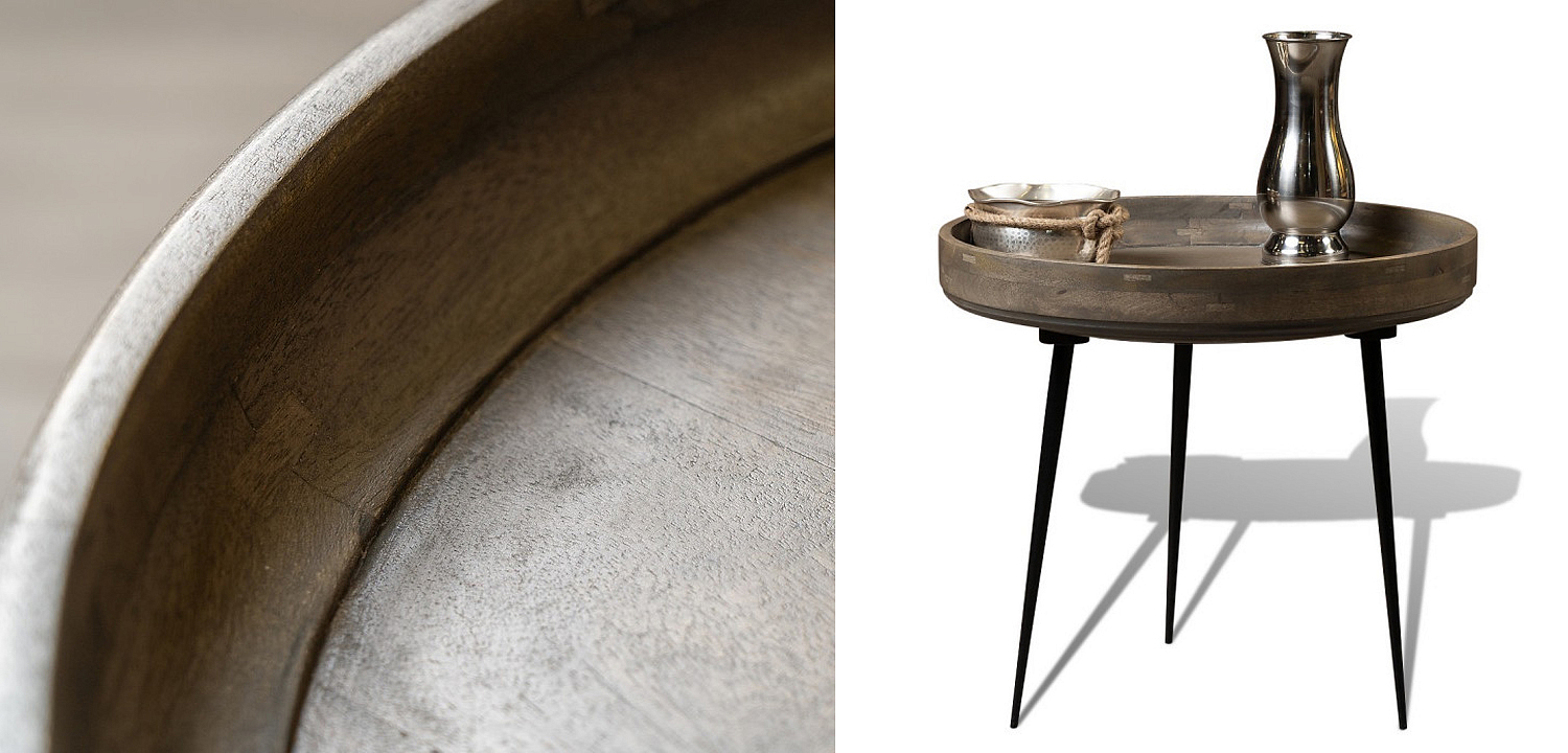 Кофейный стол Davidson Coffee Table platinum 47 Кофейный стол Davidson Coffee Table platinum 47 - Loft-Concept в Твери