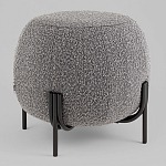 Пуф Флик ткань букле тёмно-серый варинант исполнения - 1 | Loft Concept в Твери