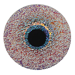 Бра круглое стеклянное с морозным эффектом Heterochromia варинант исполнения - 1 | Loft Concept в Твери