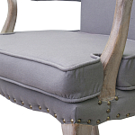 Кресло Aubrey Classical Armchair grey flax варинант исполнения - 4 | Loft Concept в Твери