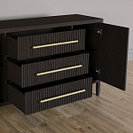 Буфет Primo с тремя ящиками и двумя фасадами Темный орех варинант исполнения - 4 | Loft Concept в Твери