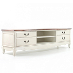 ТВ-тумба в стиле прованс из массива берёзы Interiors Romance варинант исполнения - 2 | Loft Concept в Твери