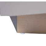 Комод со стеклянной столешницей и с выдвижными ящиками Minimalist Accent варинант исполнения - 6 | Loft Concept в Твери