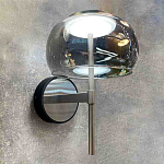 Бра с округлым прозрачным плафоном Blanton Light варинант исполнения - 4 | Loft Concept в Твери