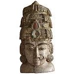 Арт-объект на стену Маска из массива акации Acacia Mask варинант исполнения - 2 | Loft Concept в Твери