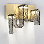 Бра волнистой формы из фактурного стекла Big Wave варинант исполнения - 2 | Loft Concept в Твери