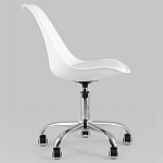 Офисный стул на металлическом основании EGGERY White пластик варинант исполнения - 3 | Loft Concept в Твери