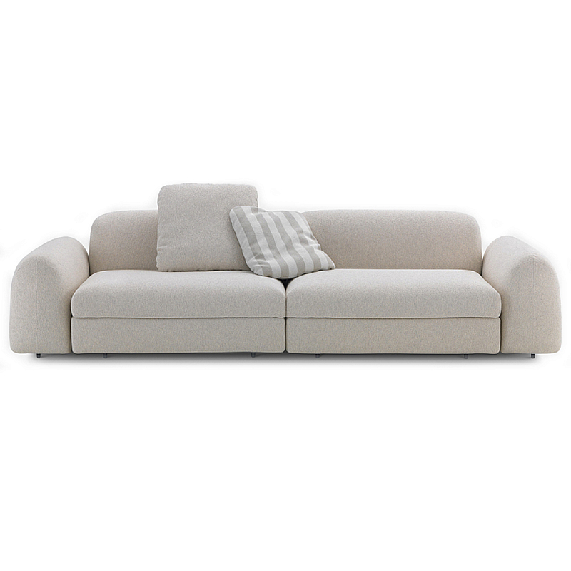 Дизайнерский Диван California трансформер прямой  Белый Черный в Твери | Loft Concept 