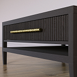 Кофейный стол Primo с двумя ящиками Темный орех варинант исполнения - 5 | Loft Concept в Твери