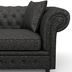 Мебельная ткань Шенилл темно-серый цвет 138 см T4-40 варинант исполнения - 8 | Loft Concept в Твери