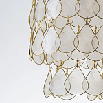 Подвесной светильник с декором из натуральной морской ракушки Iridescent Light варинант исполнения - 9 | Loft Concept в Твери