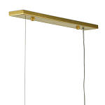 Люстра прямоугольная с белыми цилиндрическими абажурами White Ribbon варинант исполнения - 3 | Loft Concept в Твери