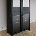 Дизайнерский шкаф витрина Elsa Dreams Black с 4-мя ящиками варинант исполнения - 2 | Loft Concept в Твери