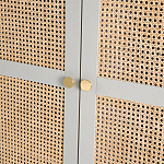 Шкаф с двумя дверцами из плетеного ротанга Tomio Wicker Furniture варинант исполнения - 7 | Loft Concept в Твери