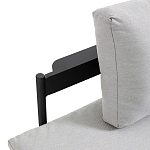 Диван-шезлонг черный Annet варинант исполнения - 3 | Loft Concept в Твери