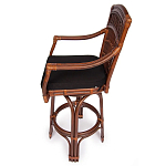 Барный стул из ротанга Eloise коричневый варинант исполнения - 3 | Loft Concept в Твери