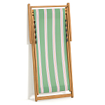 Шезлонг из акации и ткани Argentina варинант исполнения - 8 | Loft Concept в Твери