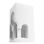 Встраиваемый в стену гипсовый светильник под покраску с арками и рельефными колоннами Antiquity Athena варинант исполнения - 4 | Loft Concept в Твери