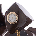 Настольный письменный набор из природного камня обсидиана коричневого Team leader варинант исполнения - 3 | Loft Concept в Твери