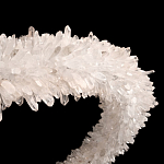 Люстра круглая с натуральным горным хрусталем Crystal Shimmer варинант исполнения - 5 | Loft Concept в Твери