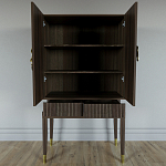 Кабинетный шкаф Elsa Dreams Walnut с 2-мя ящиками варинант исполнения - 4 | Loft Concept в Твери