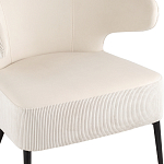 Современное мягкое кресло на металлических ножках Rakush Milk варинант исполнения - 6 | Loft Concept в Твери