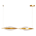 Люстра линейная с изогнутым плафоном Wave Line варинант исполнения - 2 | Loft Concept в Твери