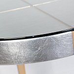 Столик журнальный серебристый с круглой столешницей Showing Refinement варинант исполнения - 1 | Loft Concept в Твери