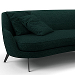 Мебельная ткань Шенилл темно-зеленый цвет 138 см T4-36 варинант исполнения - 5 | Loft Concept в Твери