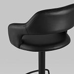 Барный стул черного цвета Strohach варинант исполнения - 6 | Loft Concept в Твери