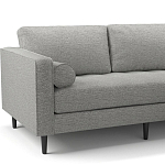 Мебельная ткань Шенилл серый цвет 138 см T4-29 варинант исполнения - 5 | Loft Concept в Твери