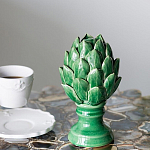 Статуэтка в виде артишока из зелёной керамики с глянцевыми лепестками Artichoke Decor  варинант исполнения - 2 | Loft Concept в Твери