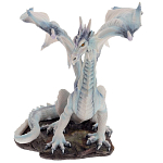 Декоративная статуэтка Белый Дракон Dragon White Statuette варинант исполнения - 4 | Loft Concept в Твери