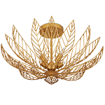 Потолочный светильник Золотые листья  Golden Petals варинант исполнения - 2 | Loft Concept в Твери