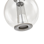 Подвесной светильник с плафоном в форме шара Inner Gleam Orb silver варинант исполнения - 6 | Loft Concept в Твери