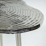 Металлический кофейный столик Puddle Silver варинант исполнения - 2 | Loft Concept в Твери