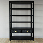 Стеллаж с двумя ящиками Elsa Dreams Black варинант исполнения - 4 | Loft Concept в Твери