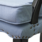 Кресло Aubrey Classical Armchair blue flax варинант исполнения - 4 | Loft Concept в Твери