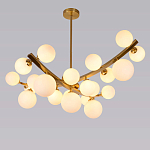 Люстра подвесная фигурная с белыми лампами в форме шара Felicitat варинант исполнения - 4 | Loft Concept в Твери