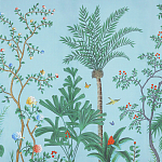 Обои ручная роспись Amazonia Duck Egg варинант исполнения - 3 | Loft Concept в Твери