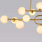 Люстра подвесная с белыми лампами в форме шара Flute варинант исполнения - 3 | Loft Concept в Твери