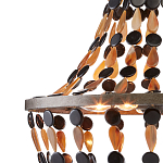 Люстра каплевидной формы с подвесками в виде декоративных бусин Flat Beads варинант исполнения - 1 | Loft Concept в Твери