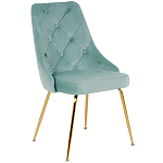 Стул в мятной велюровой обивке Ward Mint Velour Chair варинант исполнения - 1 | Loft Concept в Твери