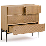 Комод с геометрическим рисунком на ящиках Anders Light Wood варинант исполнения - 4 | Loft Concept в Твери