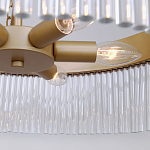 Люстра подвесная круглая со стеклянными трубками Nembus варинант исполнения - 3 | Loft Concept в Твери