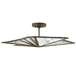 Потолочный светильник фигурный с состаренными зеркальными панелями Antique Mirror варинант исполнения - 2 | Loft Concept в Твери